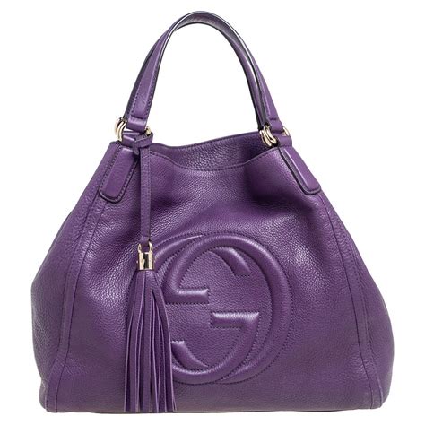 gucci handbag purple